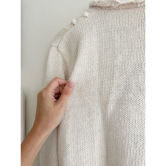 VINTAGE Joyce Purple Flowers Lilac Sweater Size Medium - Picture 6 of 7